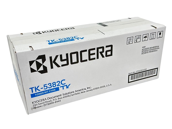 Kyocera TK-5382C (TK5382C) Cyan Toner Cartridge