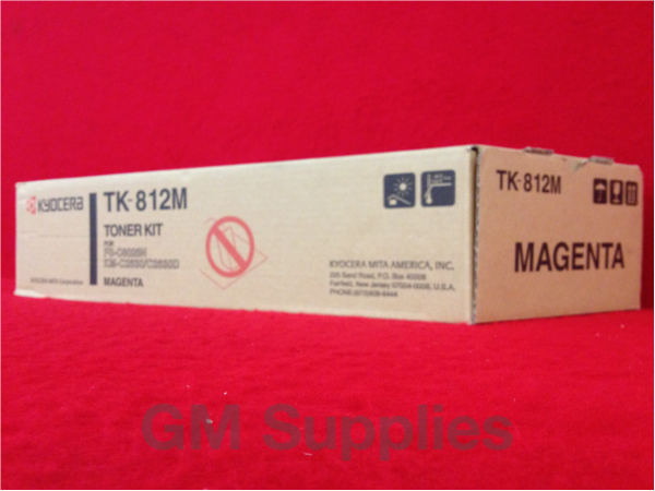 Kyocera TK-812M (TK812M) Magenta Toner Cartridge