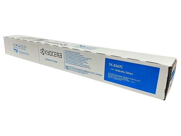 Kyocera TK-8367C (TK8367C) Cyan Toner Cartridge