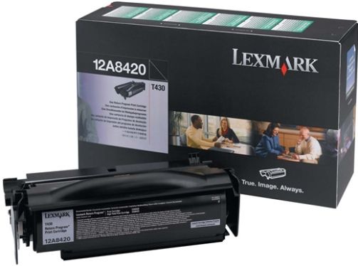 Lexmark 12A8420 Black Toner Cartridge