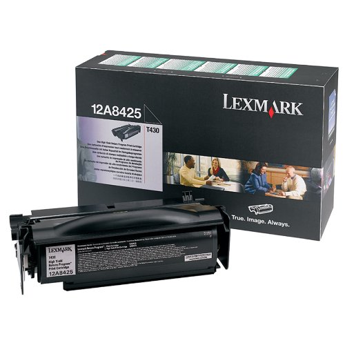 Lexmark 12A8425 Black High Capacity Toner Cartridge Return Program