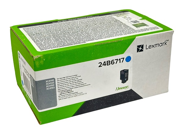 Lexmark 24B6717 Cyan Toner Cartridge