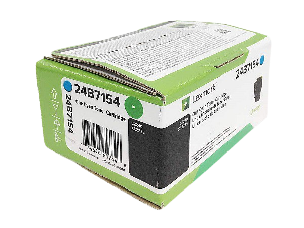 Lexmark 24B7154 Cyan Toner Cartridge