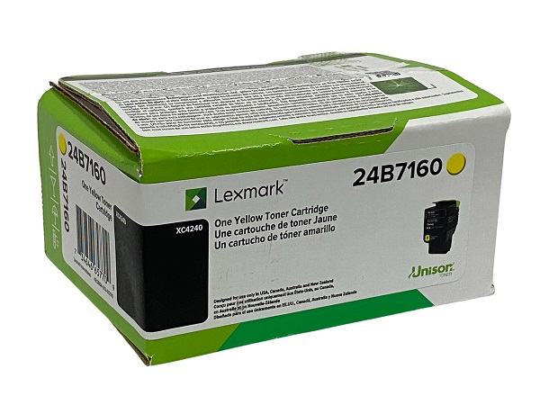 Lexmark 24B7160 Yellow Toner Cartridge