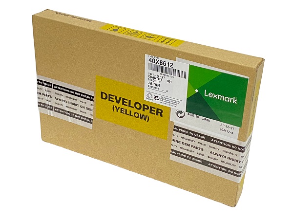 Lexmark 40X6612 Yellow Developer Carrier