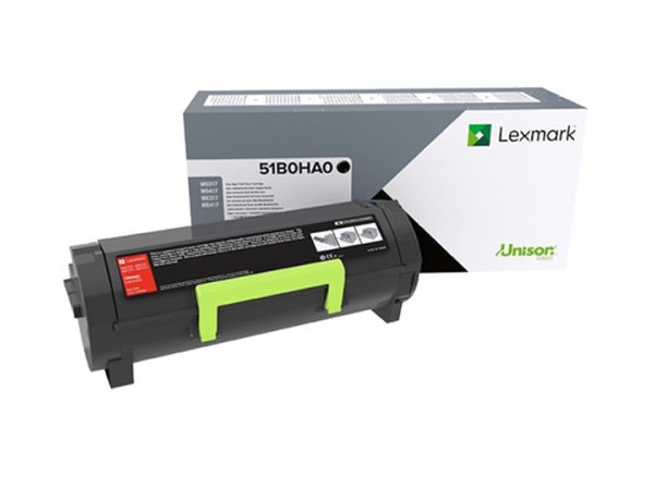 Lexmark 51B0HA0 High-Yield Return Program Black Toner Cartridge