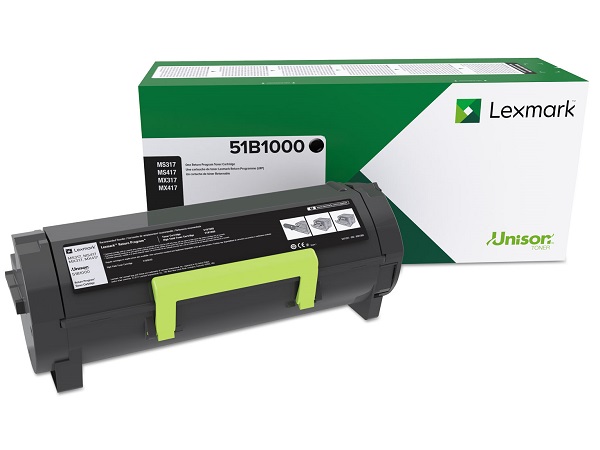 Lexmark 51B1000 Return Program Black Toner Cartridge