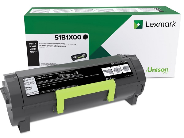 Lexmark 51B1X00 Extra-High-Yield Return Program Black Toner Cartridge