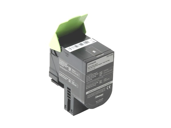 Lexmark 70C1HK0 (701HK) Black High Yield Toner Cartridge