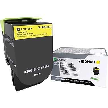 Lexmark 71B0H40 Yellow High Yield Toner Cartridge