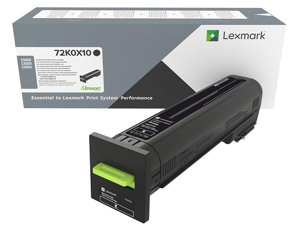 Lexmark 72K0X10 Black Extra High Yield Toner Cartridge