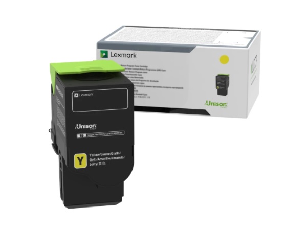 Lexmark 78C0U40 Ultra High Yield Yellow Toner Cartridge