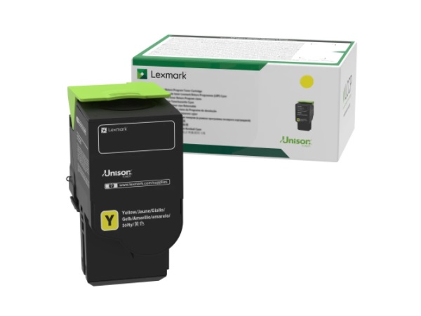 Lexmark 78C1XY0 Extra High Yield Return Program Yellow Toner Cartridge