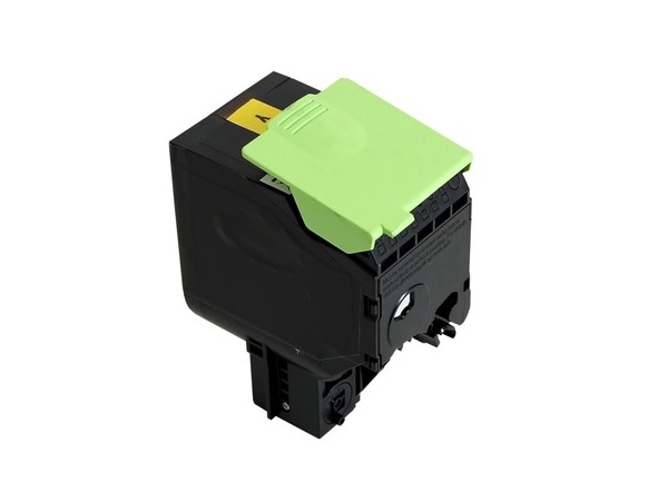 Compatible Lexmark 80C1HY0 Yellow High Yield Toner Cartridge