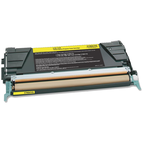 Compatible Lexmark C748H1YG Yellow Toner Cartridge