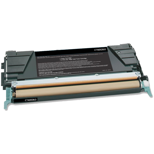 Compatible Lexmark C746H1KG Black Toner Cartridge