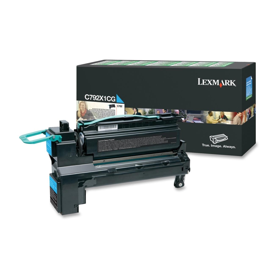 Lexmark C792X1CG Cyan Toner Cartridge