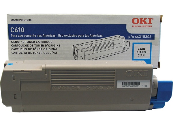 Okidata 44315303 Cyan Toner Cartridge