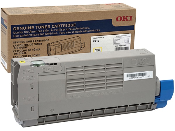 Okidata 46507601 Yellow Toner Cartridge