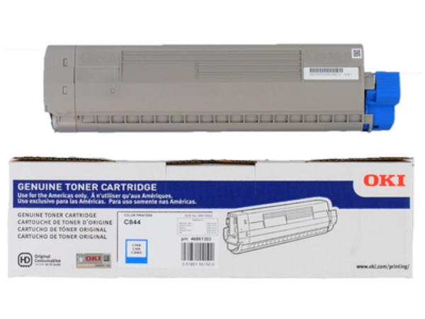 Okidata 46861303 Cyan High Capacity Toner Cartridge