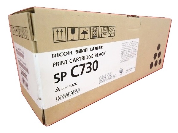 Ricoh 407123 (SPC730DN) Black Toner Cartridge