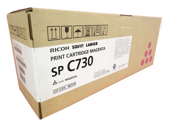 Ricoh 407125 (SPC730DN) Magenta Toner Cartridge