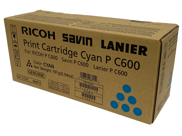 Ricoh 408311 Cyan Toner Cartridge