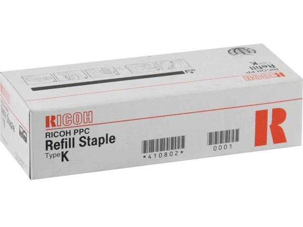 Ricoh 410802 (TYPE K) Staple Cartridge, Box of 3
