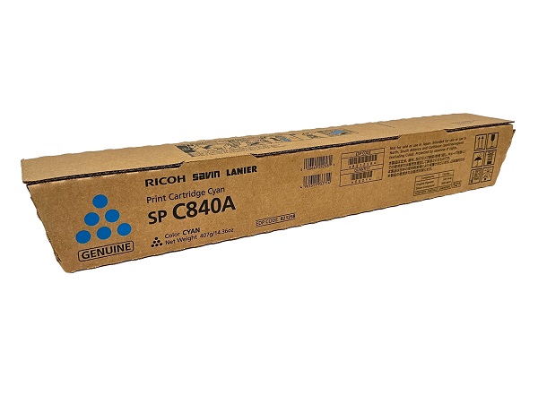 Ricoh 821258 (SP C840A) Cyan Toner Cartridge