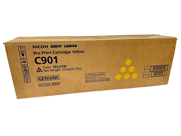 Ricoh 828250 (PRO C901) Yellow Toner Cartridge - High Yield