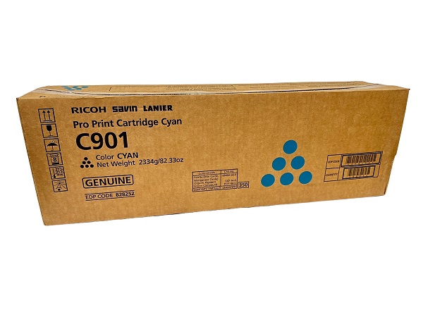 Ricoh 828252 (PRO C901) Cyan Toner Cartridge - High Yield