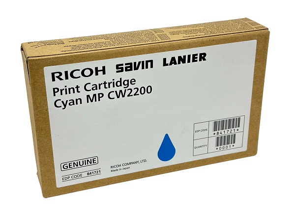 Ricoh Aficio 841721 MP CW2200SP Cyan Ink Cartridge