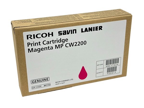 Ricoh Aficio 841722 MP CW2200SP Magenta Ink Cartridge