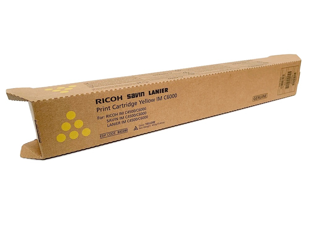 Ricoh 842280 (IM C6000) Yellow Toner Cartridge