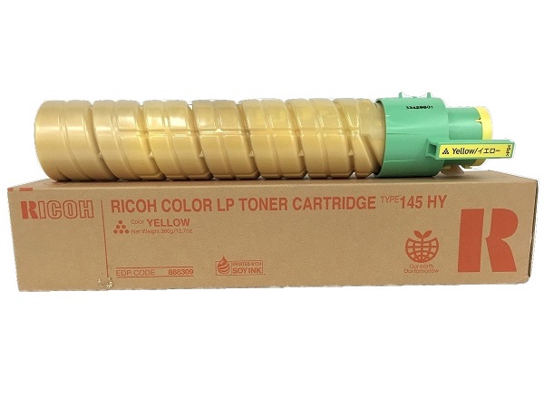 Ricoh 888309 (Type 145) Yellow Toner Cartridge - High Yield