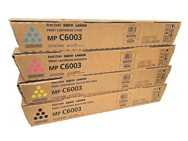 Ricoh MP-C6003 Complete Toner Cartridge Set