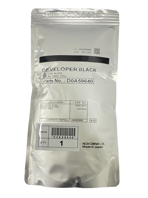 Ricoh D0A59640 Black Developer Bag