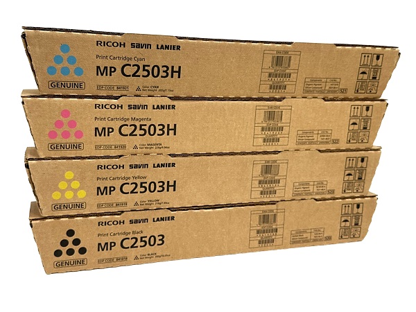 Ricoh MP-C2503 Complete Toner Cartridge Set