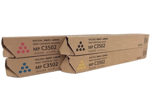 Ricoh MP C3502 Complete Toner Cartridge Set