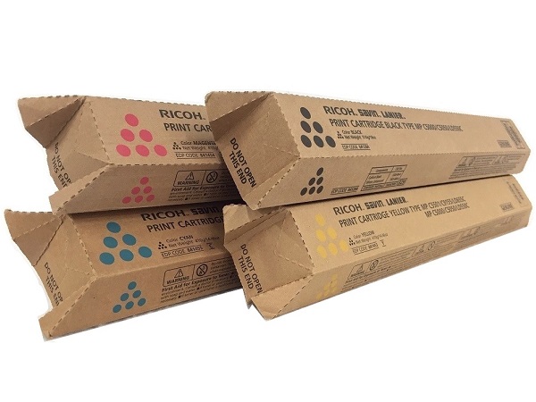 Ricoh Aficio MP-C5000 Complete Toner Cartridge Set