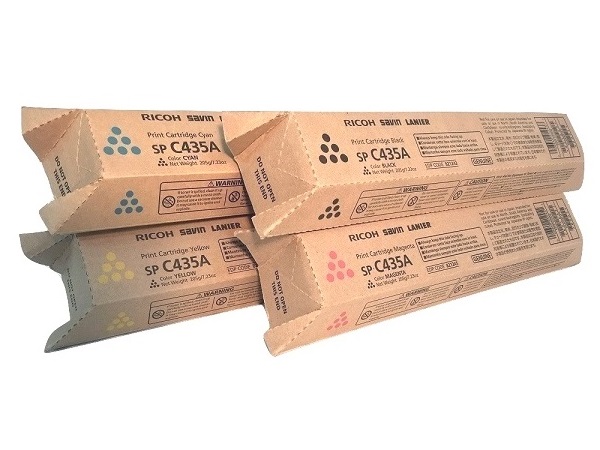 Ricoh SP-C435A Complete Toner Cartridge Set