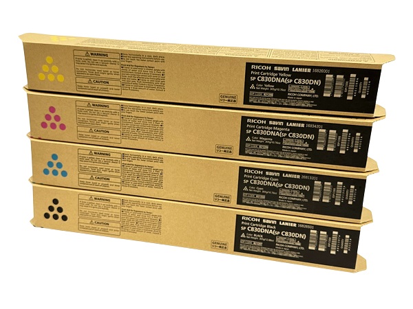 Ricoh SP-C830DNA Complete Toner Cartridge Set