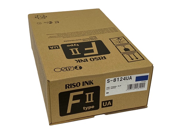 Risograph S-8124UA (S-7200U) Federal Blue Ink Carton of 2