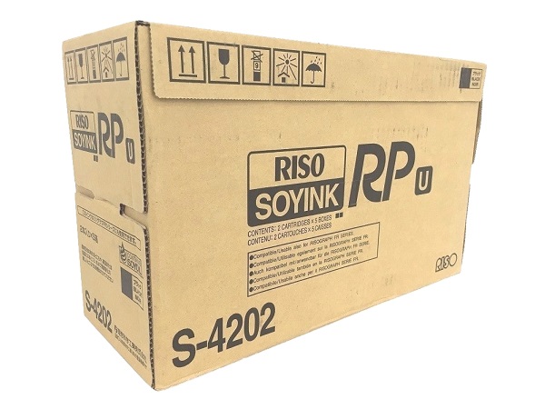 Risograph S-4202 (5) Box Value Pack Black Digital Duplicator Ink
