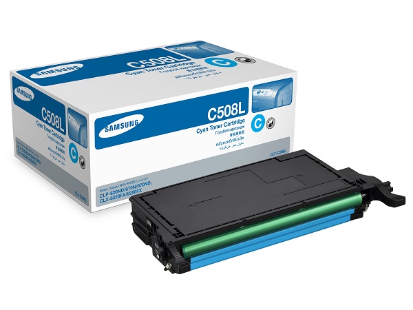 Samsung CLT-C508L (CLT-C508L/XAA) Cyan Toner Cartridge