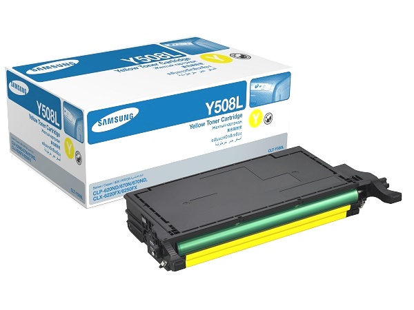 Samsung CLT-Y508L (CLT-Y508L/XAA) Yellow Toner Cartridge