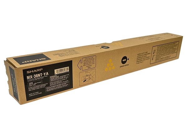 Sharp MX-36NT-YA (MX-36NTYA) Yellow Toner Cartridge