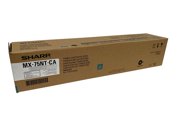 Sharp MX-75NTCA Cyan High Yield Toner Cartridge