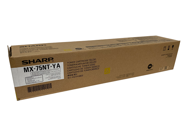 Sharp MX-75NTYA Yellow High Yield Toner Cartridge