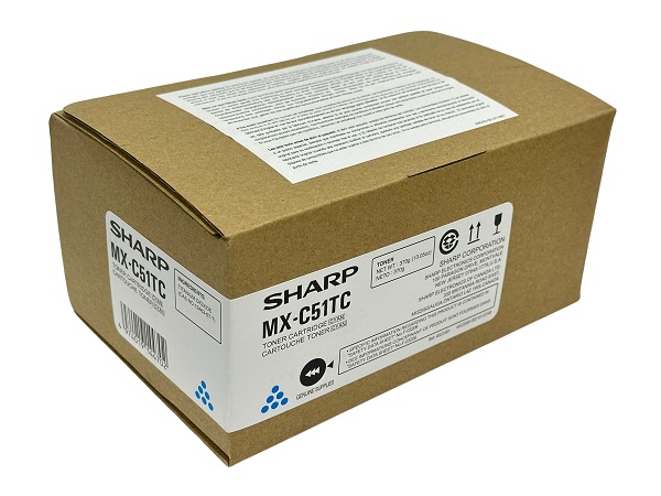 Sharp MX-C51TC (MXC51TC) Cyan Toner Cartridge